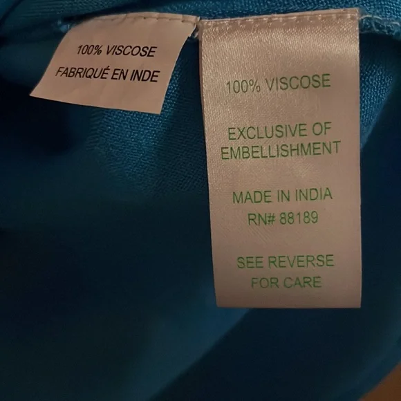 Blue beaded lily Pulitzer top - Picture 5 of 7